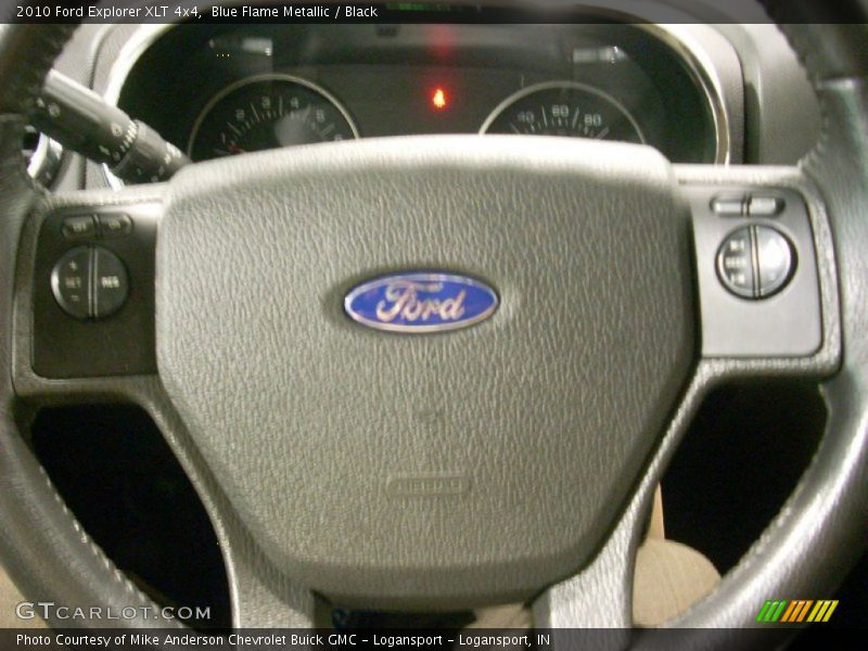 Blue Flame Metallic / Black 2010 Ford Explorer XLT 4x4