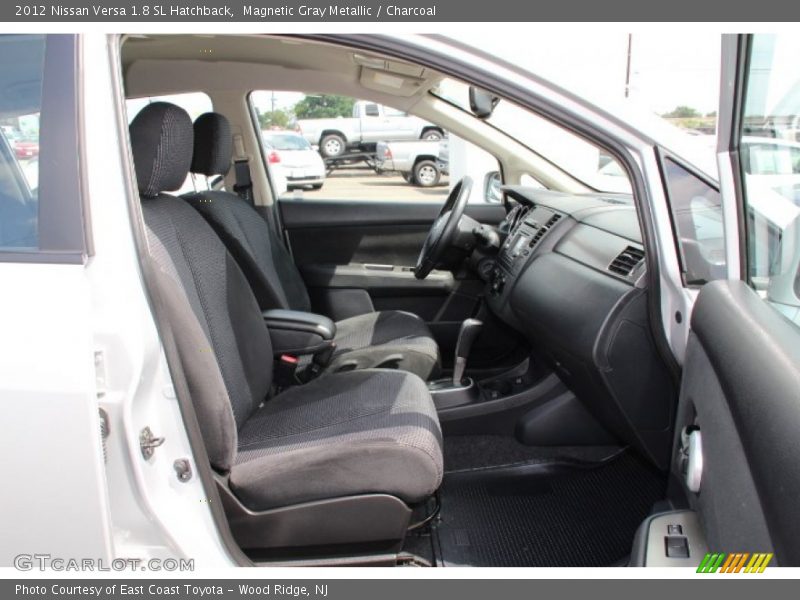 Magnetic Gray Metallic / Charcoal 2012 Nissan Versa 1.8 SL Hatchback