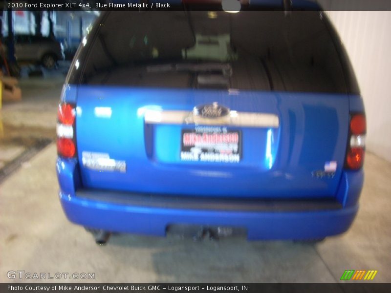 Blue Flame Metallic / Black 2010 Ford Explorer XLT 4x4