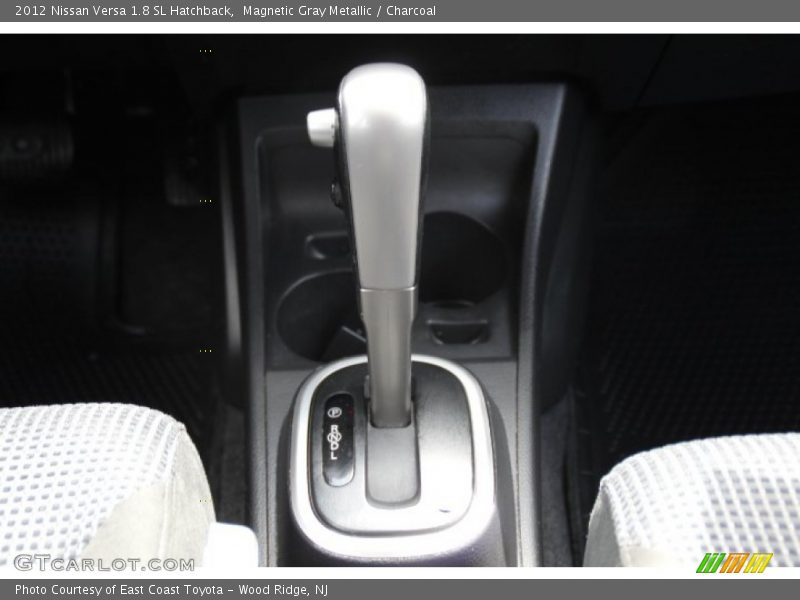 Magnetic Gray Metallic / Charcoal 2012 Nissan Versa 1.8 SL Hatchback