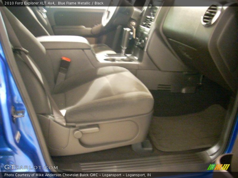 Blue Flame Metallic / Black 2010 Ford Explorer XLT 4x4