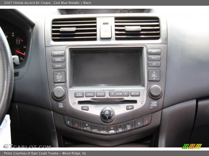 Cool Blue Metallic / Black 2007 Honda Accord EX Coupe