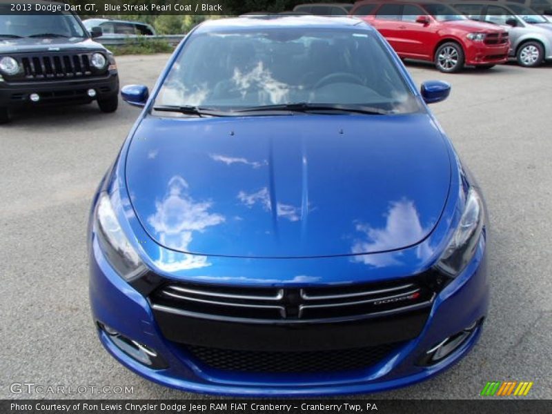 Blue Streak Pearl Coat / Black 2013 Dodge Dart GT