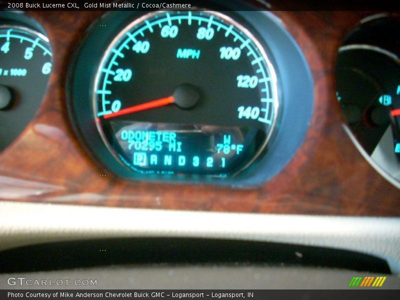 Gold Mist Metallic / Cocoa/Cashmere 2008 Buick Lucerne CXL