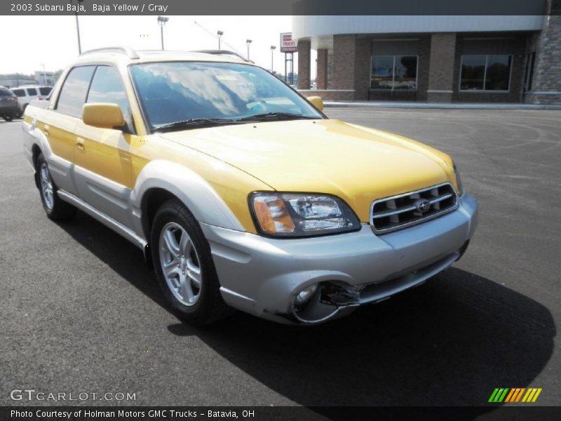 Baja Yellow / Gray 2003 Subaru Baja