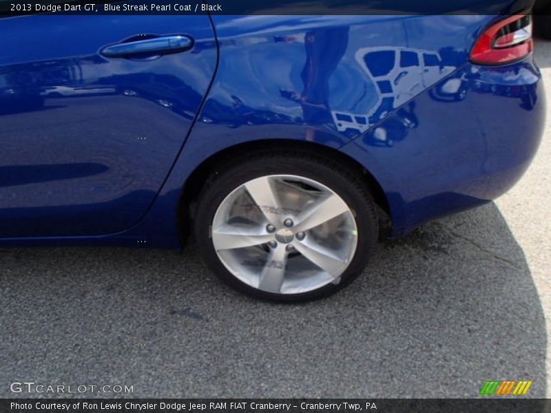 Blue Streak Pearl Coat / Black 2013 Dodge Dart GT