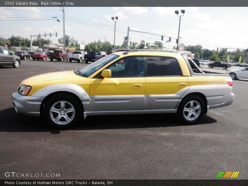 Baja Yellow / Gray 2003 Subaru Baja