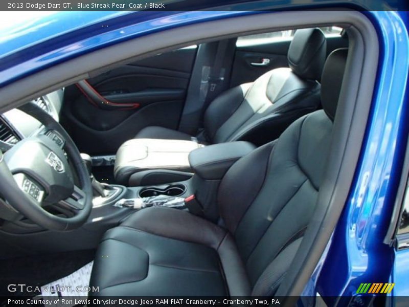  2013 Dart GT Black Interior