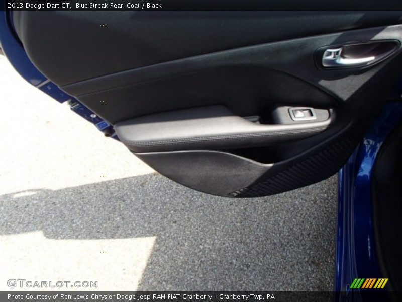 Blue Streak Pearl Coat / Black 2013 Dodge Dart GT