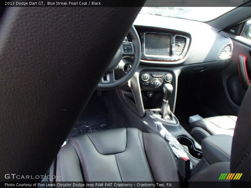Blue Streak Pearl Coat / Black 2013 Dodge Dart GT