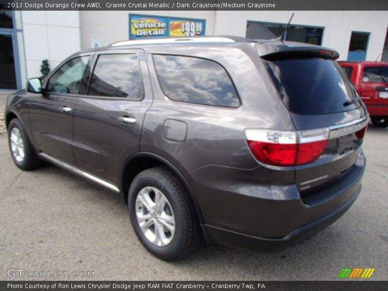 Granite Crystal Metallic / Dark Graystone/Medium Graystone 2013 Dodge Durango Crew AWD