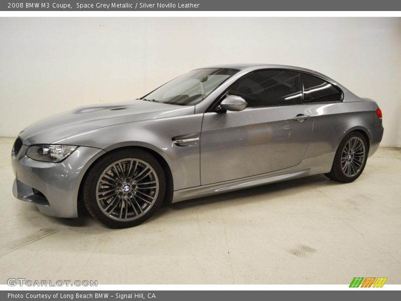 Space Grey Metallic / Silver Novillo Leather 2008 BMW M3 Coupe