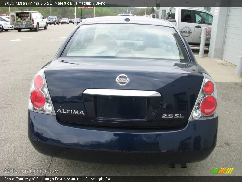 Majestic Blue Metallic / Blond 2006 Nissan Altima 2.5 SL