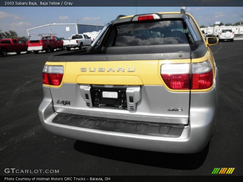 Baja Yellow / Gray 2003 Subaru Baja