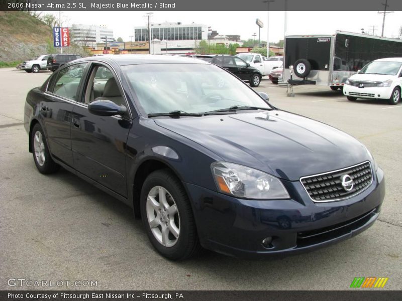Majestic Blue Metallic / Blond 2006 Nissan Altima 2.5 SL