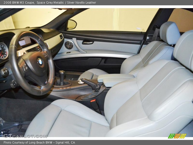 Space Grey Metallic / Silver Novillo Leather 2008 BMW M3 Coupe