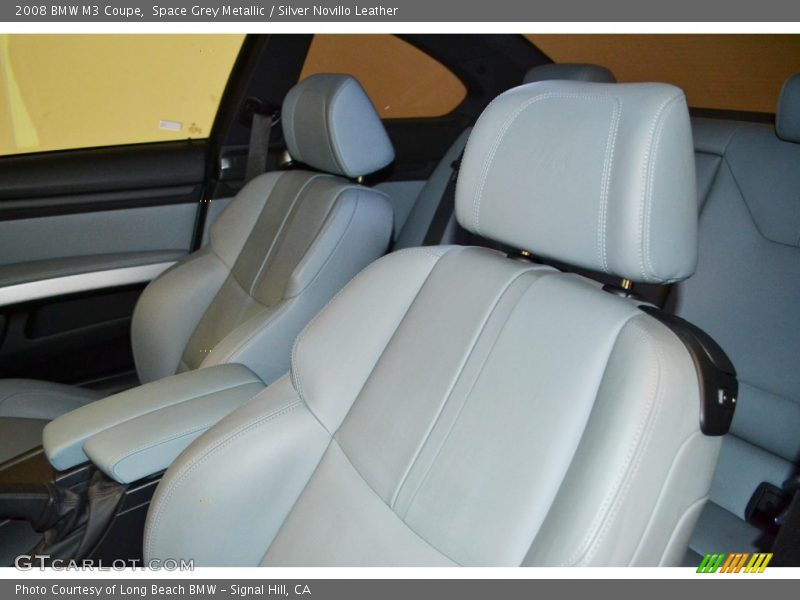 Space Grey Metallic / Silver Novillo Leather 2008 BMW M3 Coupe