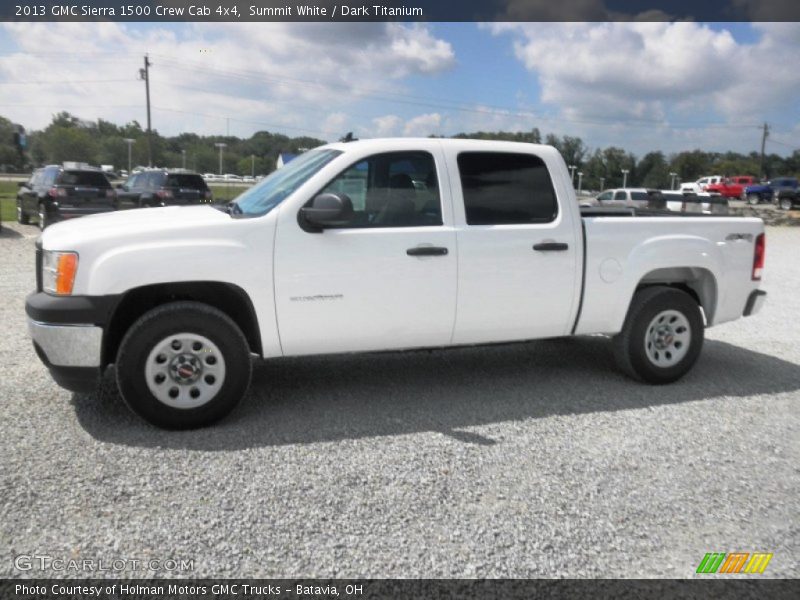 Summit White / Dark Titanium 2013 GMC Sierra 1500 Crew Cab 4x4