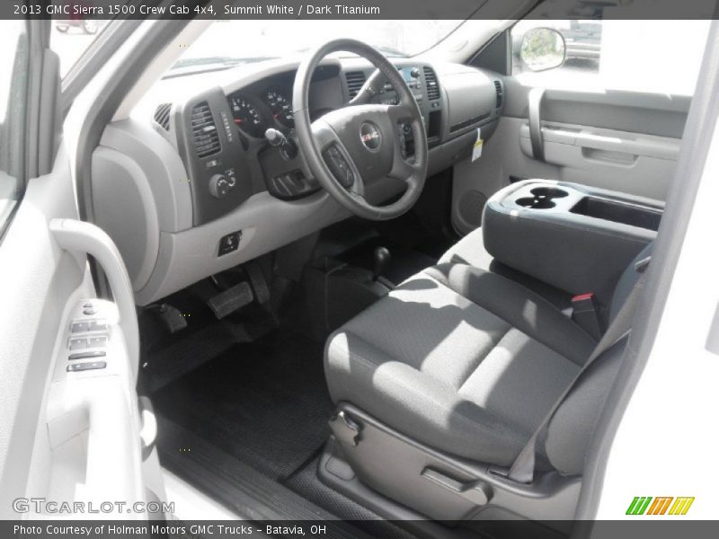 Summit White / Dark Titanium 2013 GMC Sierra 1500 Crew Cab 4x4