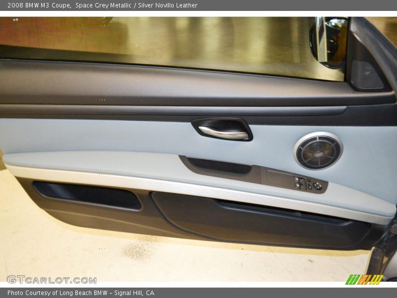 Space Grey Metallic / Silver Novillo Leather 2008 BMW M3 Coupe