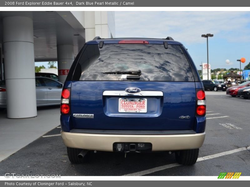 Dark Blue Pearl Metallic / Camel 2008 Ford Explorer Eddie Bauer 4x4