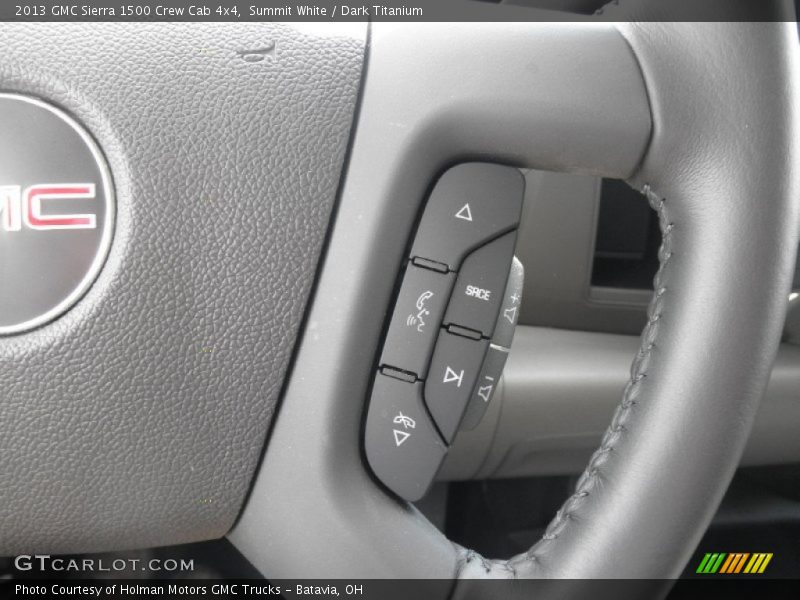 Summit White / Dark Titanium 2013 GMC Sierra 1500 Crew Cab 4x4