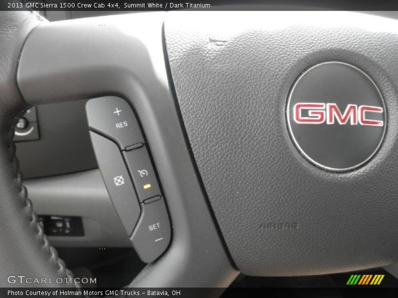 Summit White / Dark Titanium 2013 GMC Sierra 1500 Crew Cab 4x4
