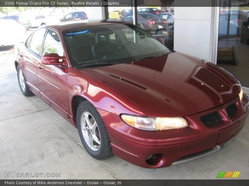 Redfire Metallic / Graphite 2000 Pontiac Grand Prix GT Sedan