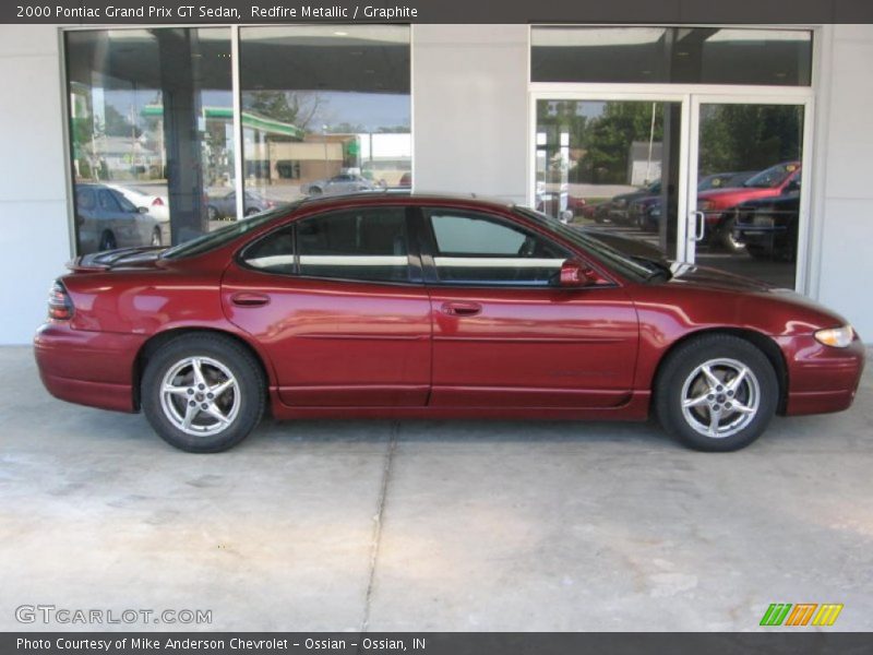 Redfire Metallic / Graphite 2000 Pontiac Grand Prix GT Sedan