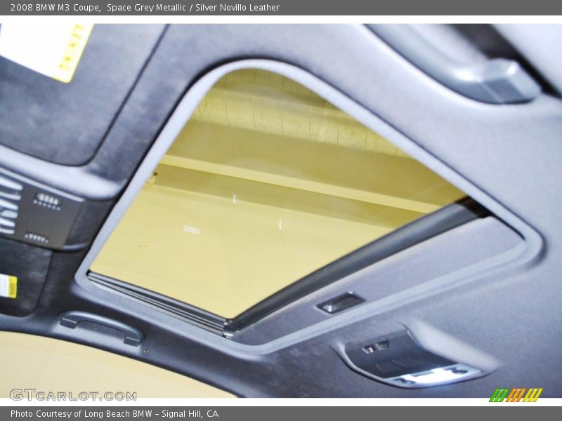 Space Grey Metallic / Silver Novillo Leather 2008 BMW M3 Coupe