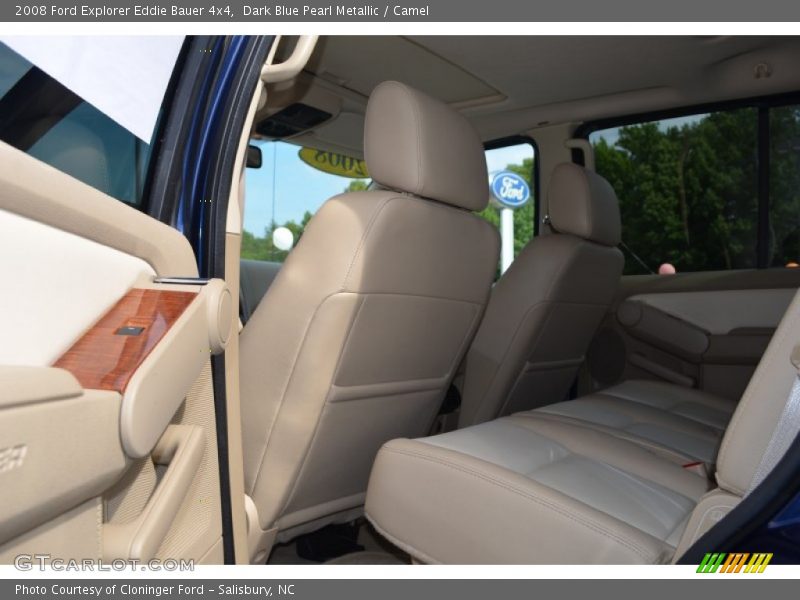 Dark Blue Pearl Metallic / Camel 2008 Ford Explorer Eddie Bauer 4x4