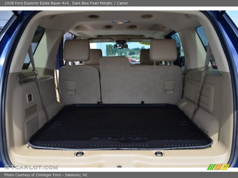 Dark Blue Pearl Metallic / Camel 2008 Ford Explorer Eddie Bauer 4x4
