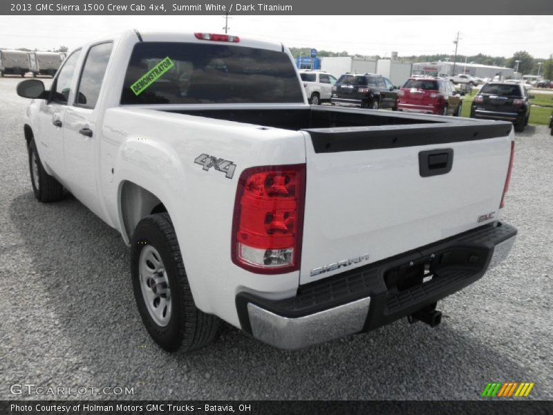 Summit White / Dark Titanium 2013 GMC Sierra 1500 Crew Cab 4x4