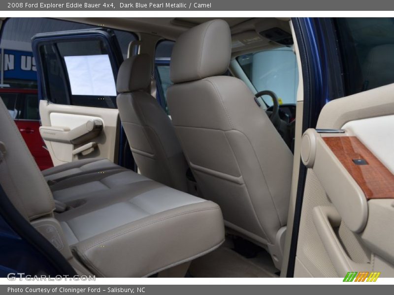 Dark Blue Pearl Metallic / Camel 2008 Ford Explorer Eddie Bauer 4x4
