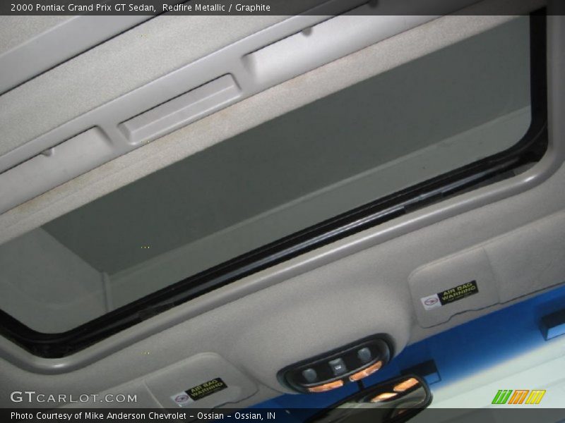 Redfire Metallic / Graphite 2000 Pontiac Grand Prix GT Sedan