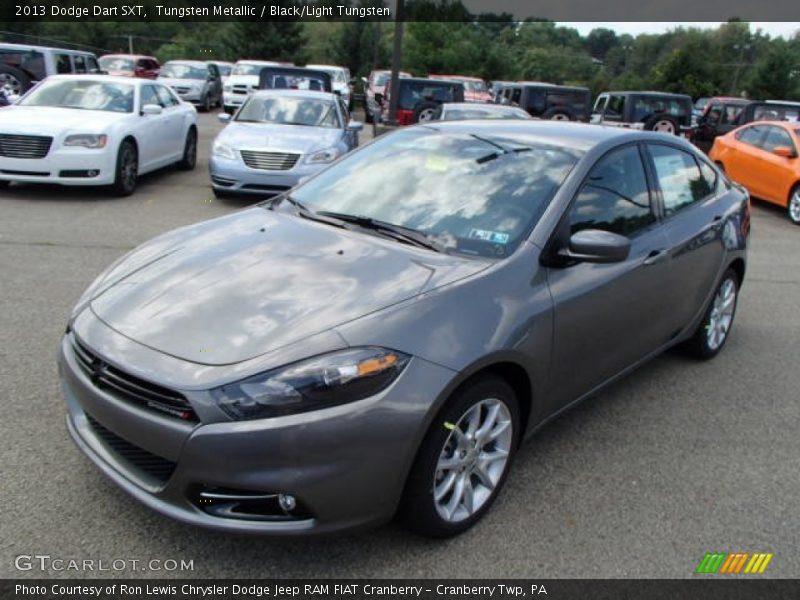 Tungsten Metallic / Black/Light Tungsten 2013 Dodge Dart SXT