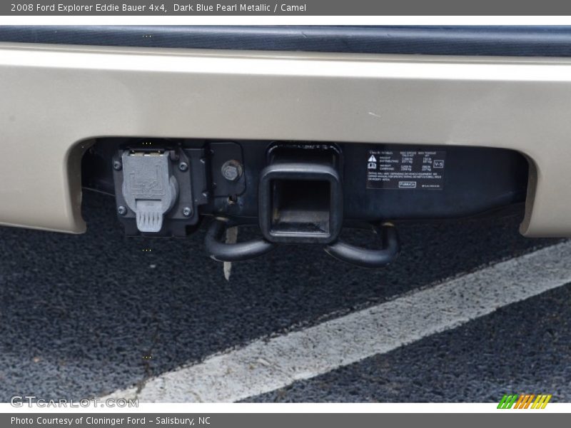 Dark Blue Pearl Metallic / Camel 2008 Ford Explorer Eddie Bauer 4x4