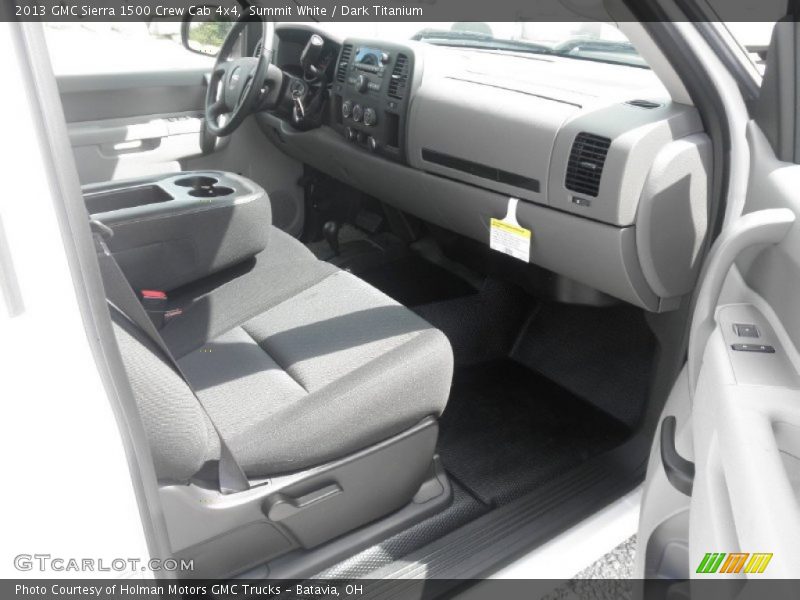 Summit White / Dark Titanium 2013 GMC Sierra 1500 Crew Cab 4x4
