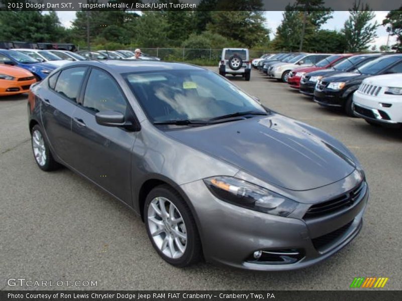 Tungsten Metallic / Black/Light Tungsten 2013 Dodge Dart SXT