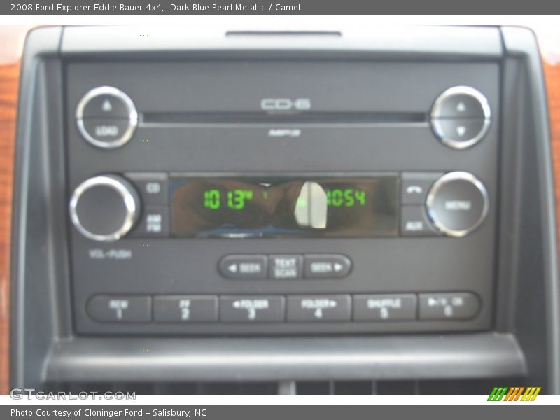 Dark Blue Pearl Metallic / Camel 2008 Ford Explorer Eddie Bauer 4x4