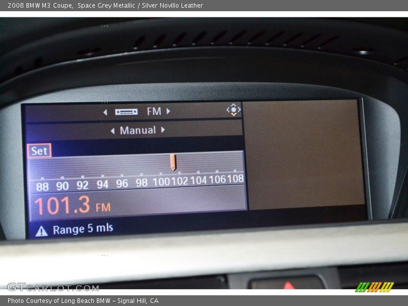 Space Grey Metallic / Silver Novillo Leather 2008 BMW M3 Coupe