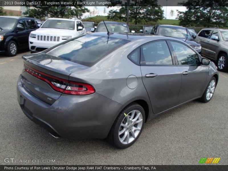 Tungsten Metallic / Black/Light Tungsten 2013 Dodge Dart SXT
