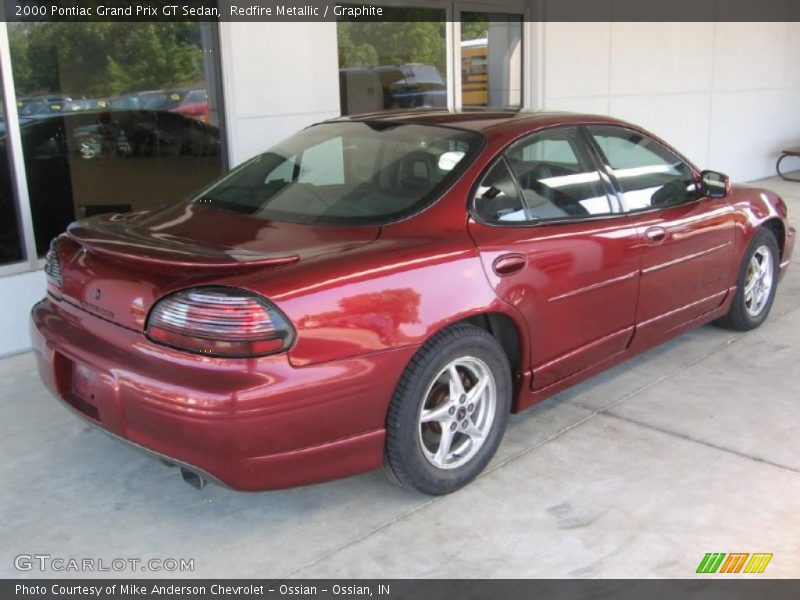 Redfire Metallic / Graphite 2000 Pontiac Grand Prix GT Sedan