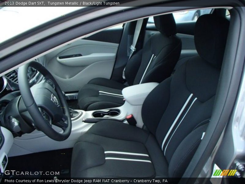 Tungsten Metallic / Black/Light Tungsten 2013 Dodge Dart SXT