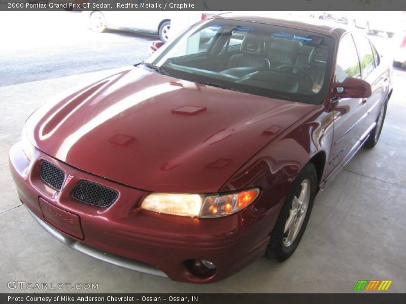 Redfire Metallic / Graphite 2000 Pontiac Grand Prix GT Sedan