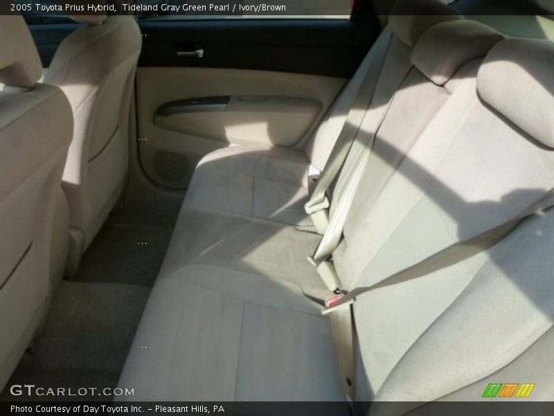 Tideland Gray Green Pearl / Ivory/Brown 2005 Toyota Prius Hybrid