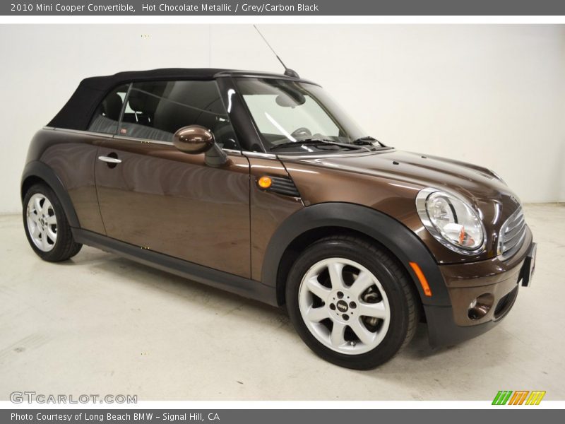 Hot Chocolate Metallic / Grey/Carbon Black 2010 Mini Cooper Convertible