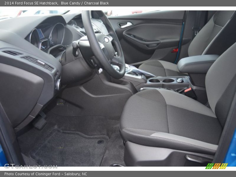 Blue Candy / Charcoal Black 2014 Ford Focus SE Hatchback