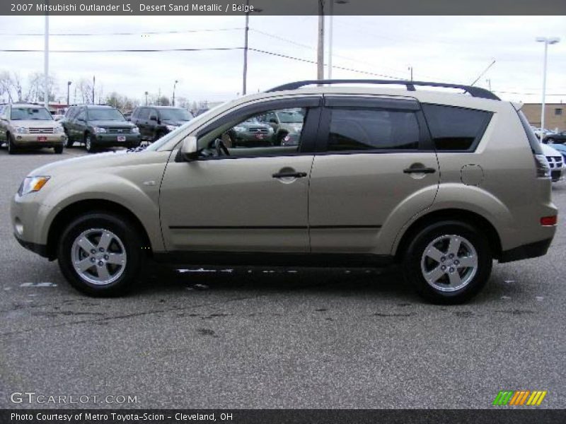Desert Sand Metallic / Beige 2007 Mitsubishi Outlander LS
