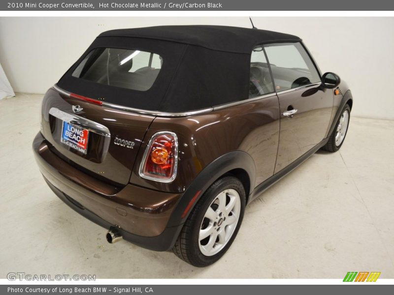 Hot Chocolate Metallic / Grey/Carbon Black 2010 Mini Cooper Convertible